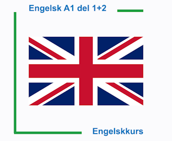 Engelskkurs nybegynner del 1+2 av 4 (Nivå A1)