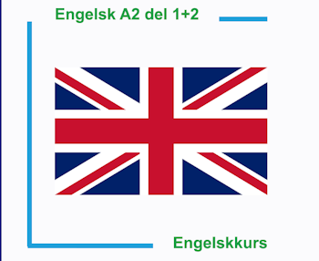 Engelskkurs litt øvet del 1+2 av 4 (Nivå A2)