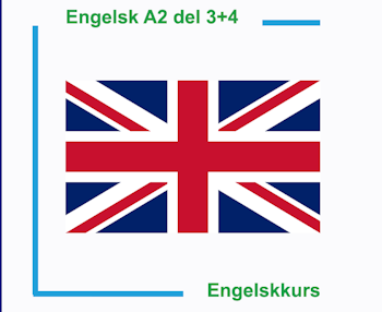Engelskkurs litt øvet del 3+4 av 4 (Nivå A2)