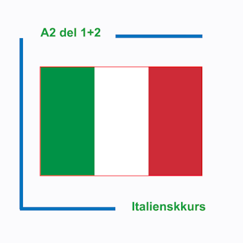 Italienskkurs litt øvet del 1+2 av 4 (Nivå A2)