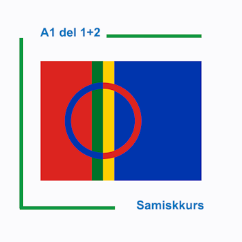 Nybegynnerkurs i nordsamisk  del 1+2 av 4 (Nivå A1)