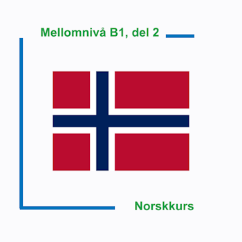 Norskkurs Mellomnivå del 2 (Nivå B1)