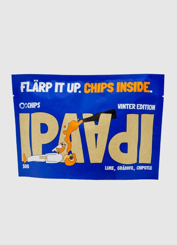 Krispiga chips till IPA, med smak av lime, gräddfil och chipotle