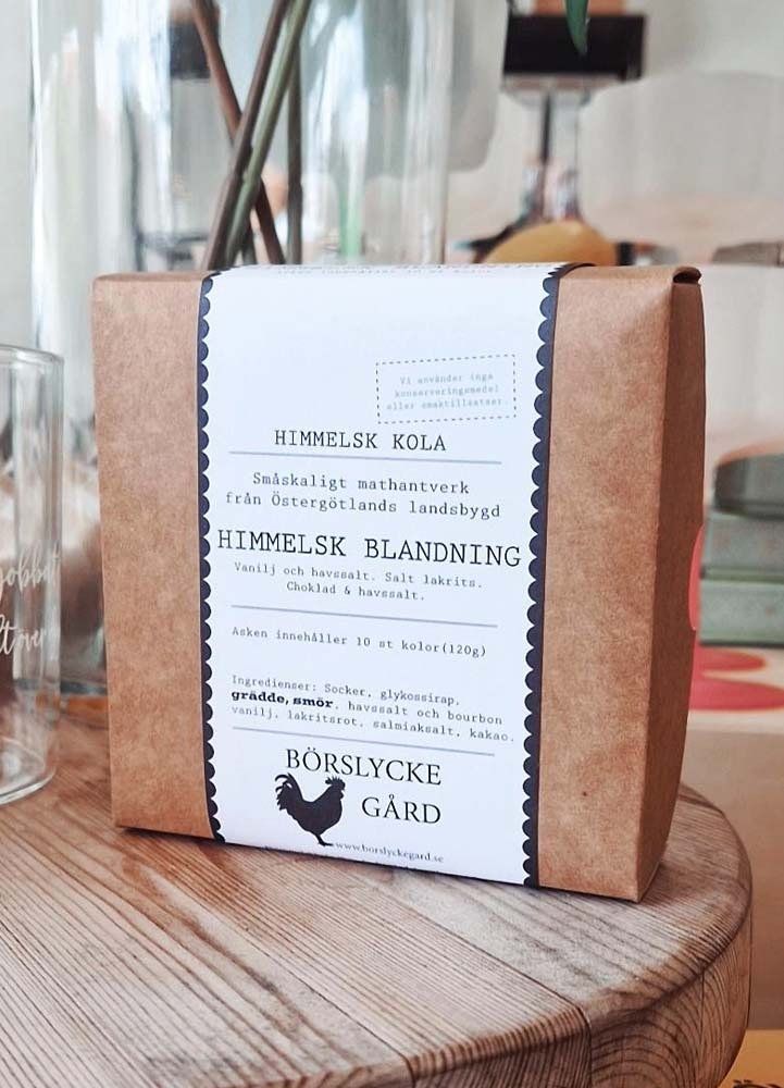 Presentpaket Himmelsk kolablandning 10 st – Börslycke Gård