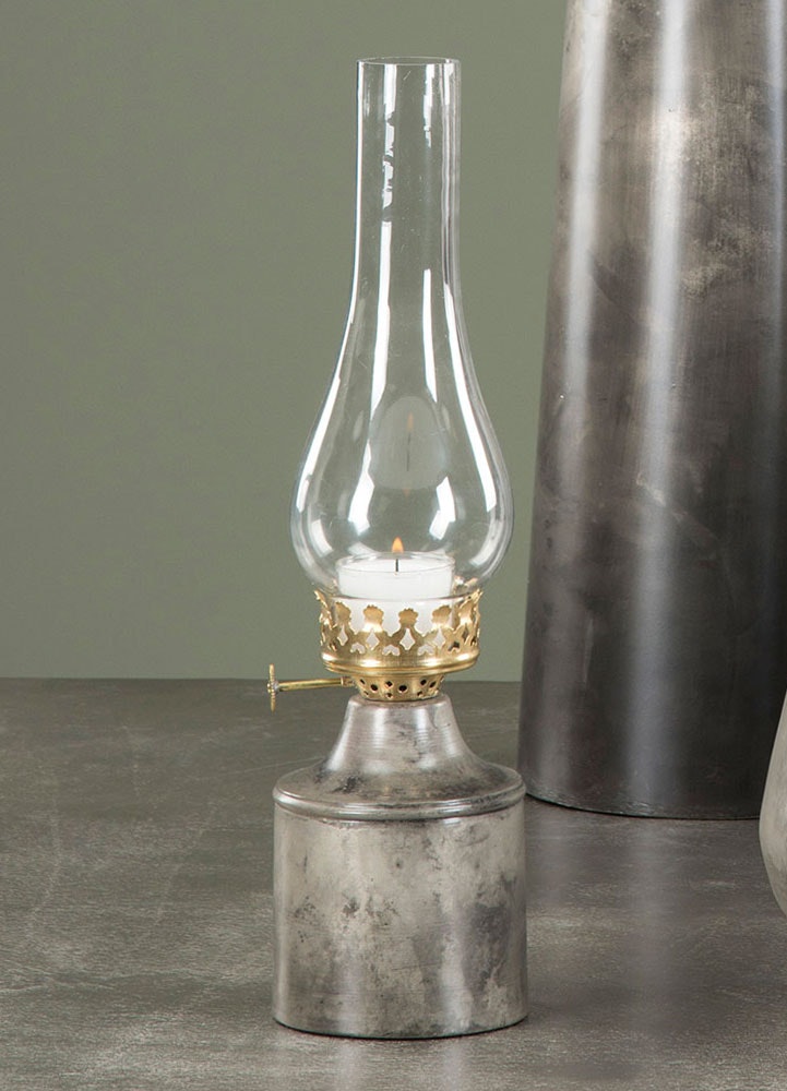 Fotogenlampa för värmeljus, rusty 35 cm