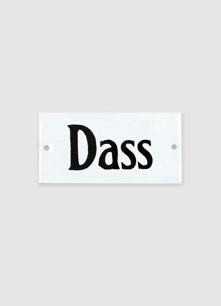 Emaljskylt, Dass