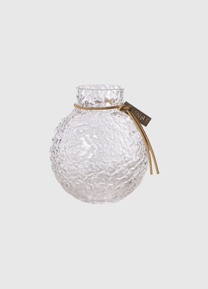 Ernst Rund 10 cm Struktur Glasvas