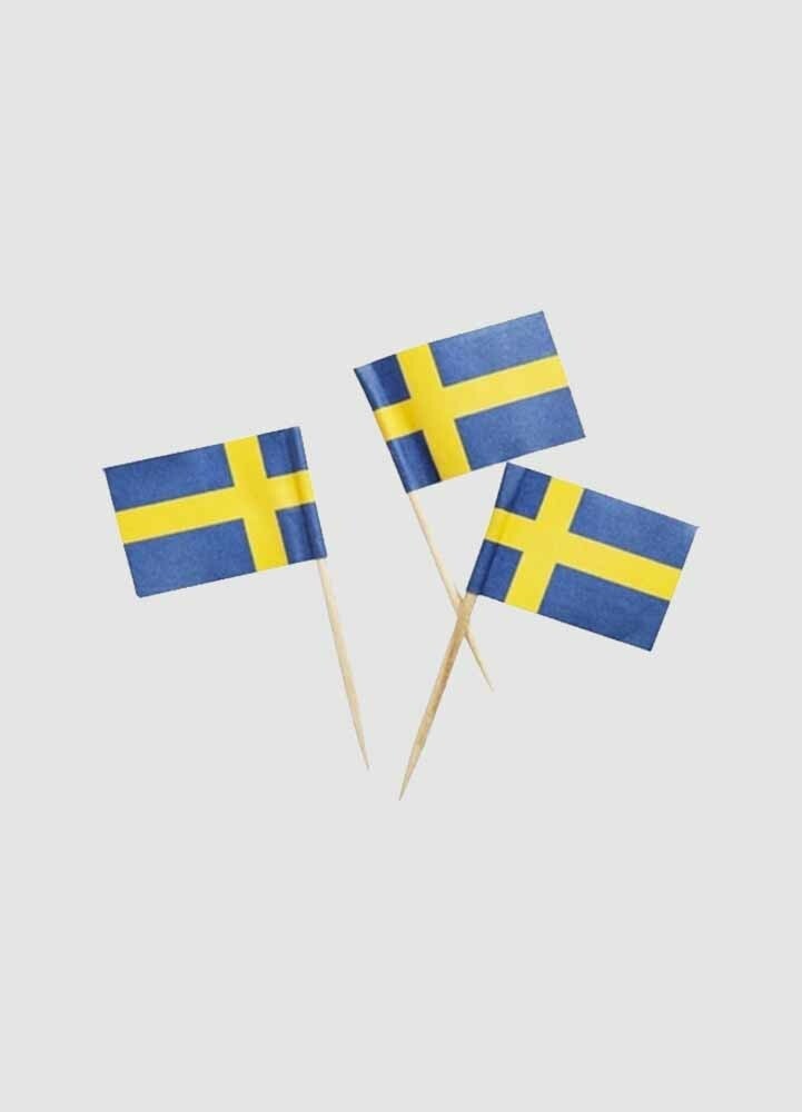 Cocktailflaggor 50-p Sverige