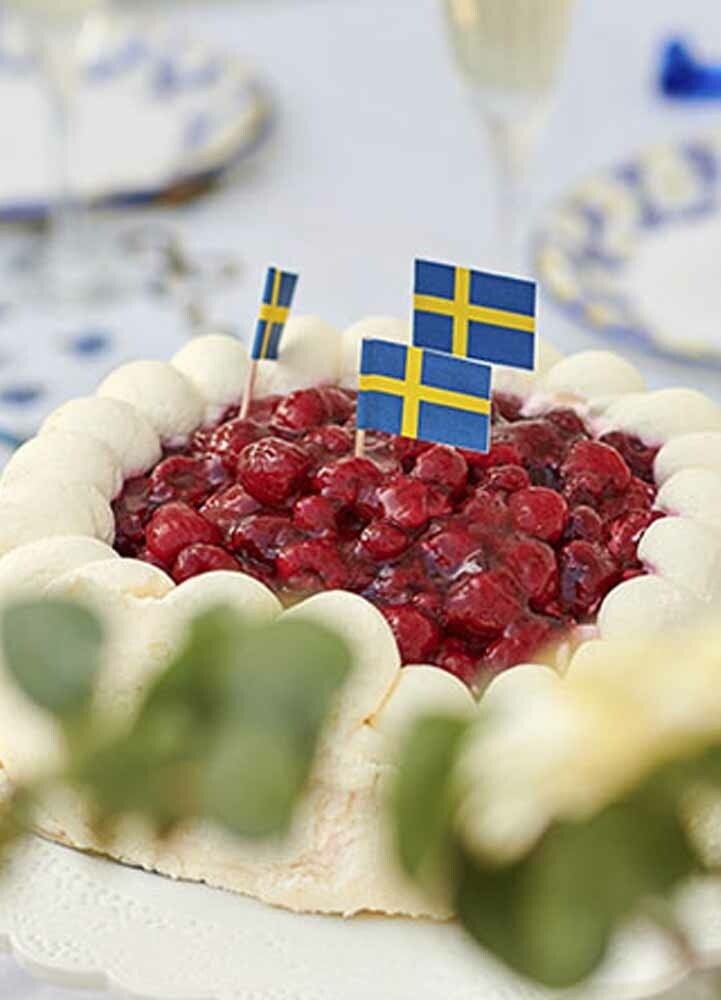 Cocktailflaggor 50-p Sverige