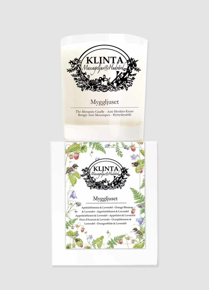 Klinta Myggljus 45 timmar - Eteriska och naturliga oljor mot mygg