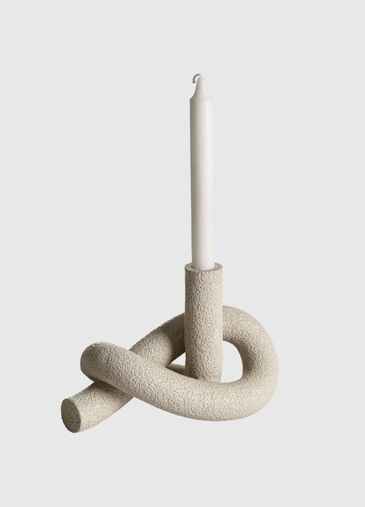 Mogihome Kitt tvinnad ljusstake för ett kronljus höjd 22 cm