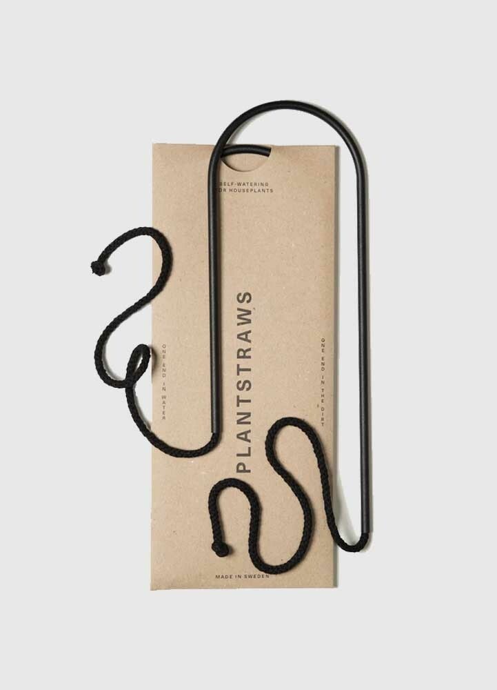 Plant Straws Svart Mellan