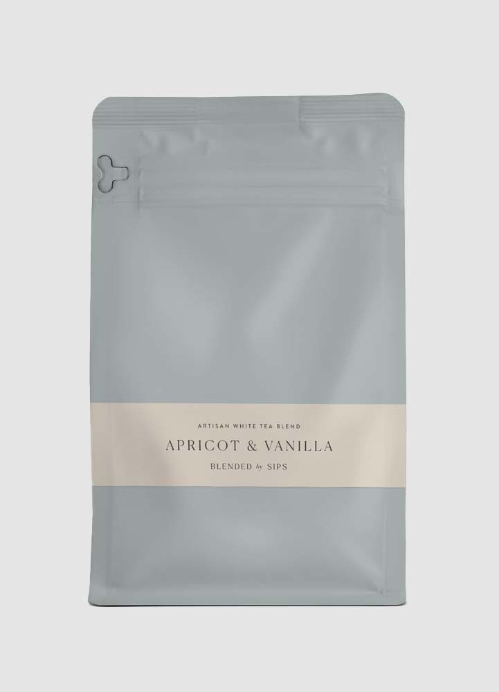 Sips Grönt & Vitt te Apricot & Vanilla 50g
