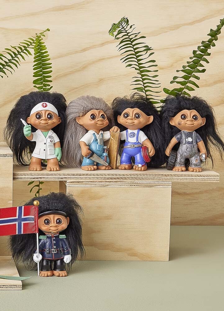 Lyckotroll Sjuksköterska 9 cm