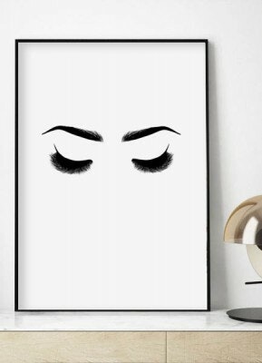 Lashes and brows