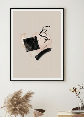 Beige abstract