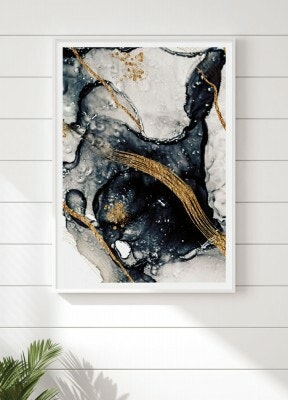 Abstract dark gold