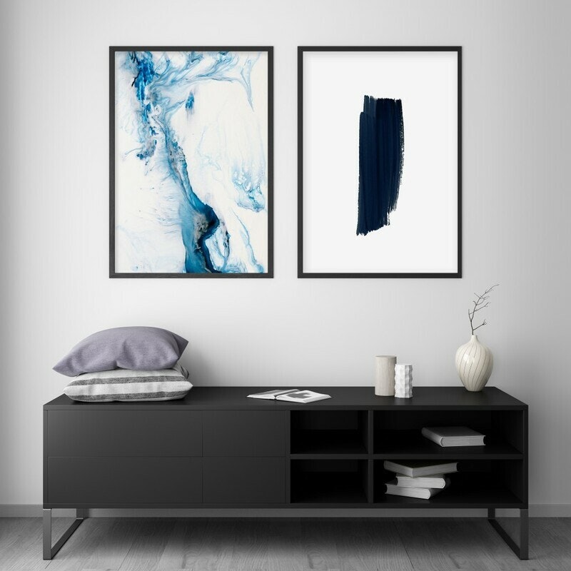 Blue brush