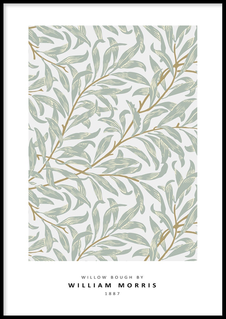 Poster William Morris, Willow Bough