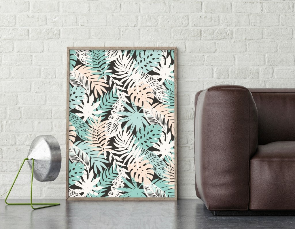 Tropical leaves