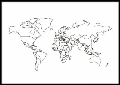 Världskarta World line