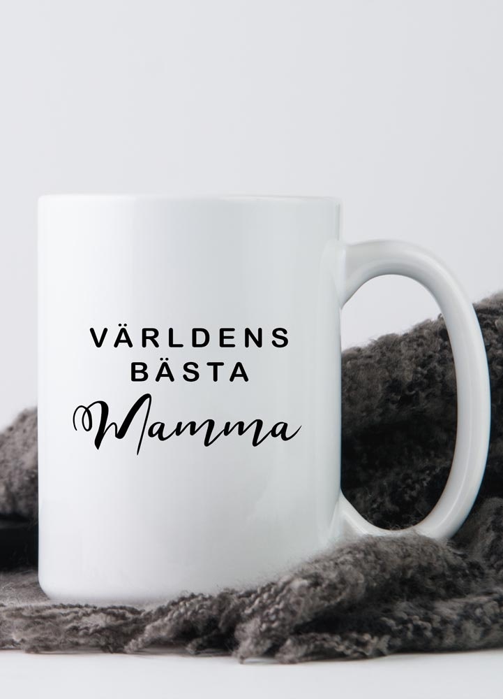 Keramikmugg, världens bästa mamma