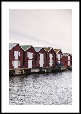 The houses, poster
