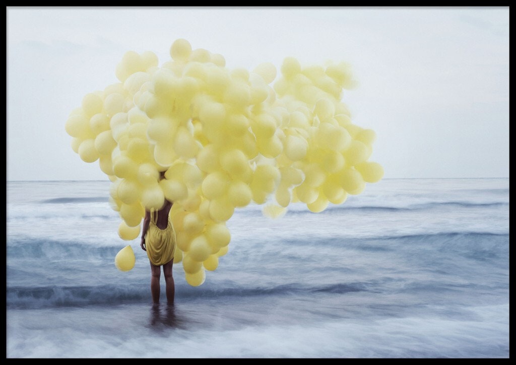 Yellow balloons