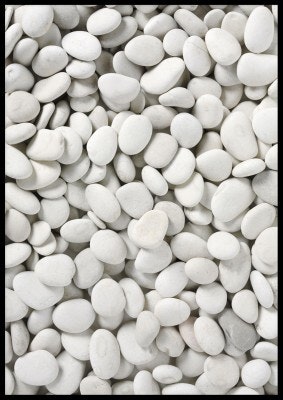 White stones