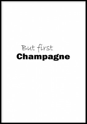But first Champagne