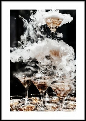 Smoking champagne
