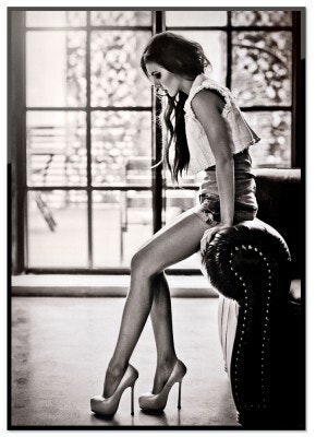 On High Heels  21x30 cm