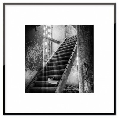 Old stair, poster   30x30 cm