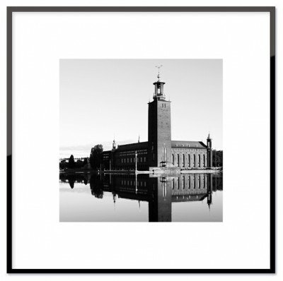 Stockholm City Hall, poster  30x30 cm