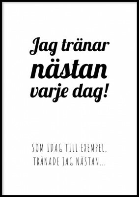 Tränar nästan