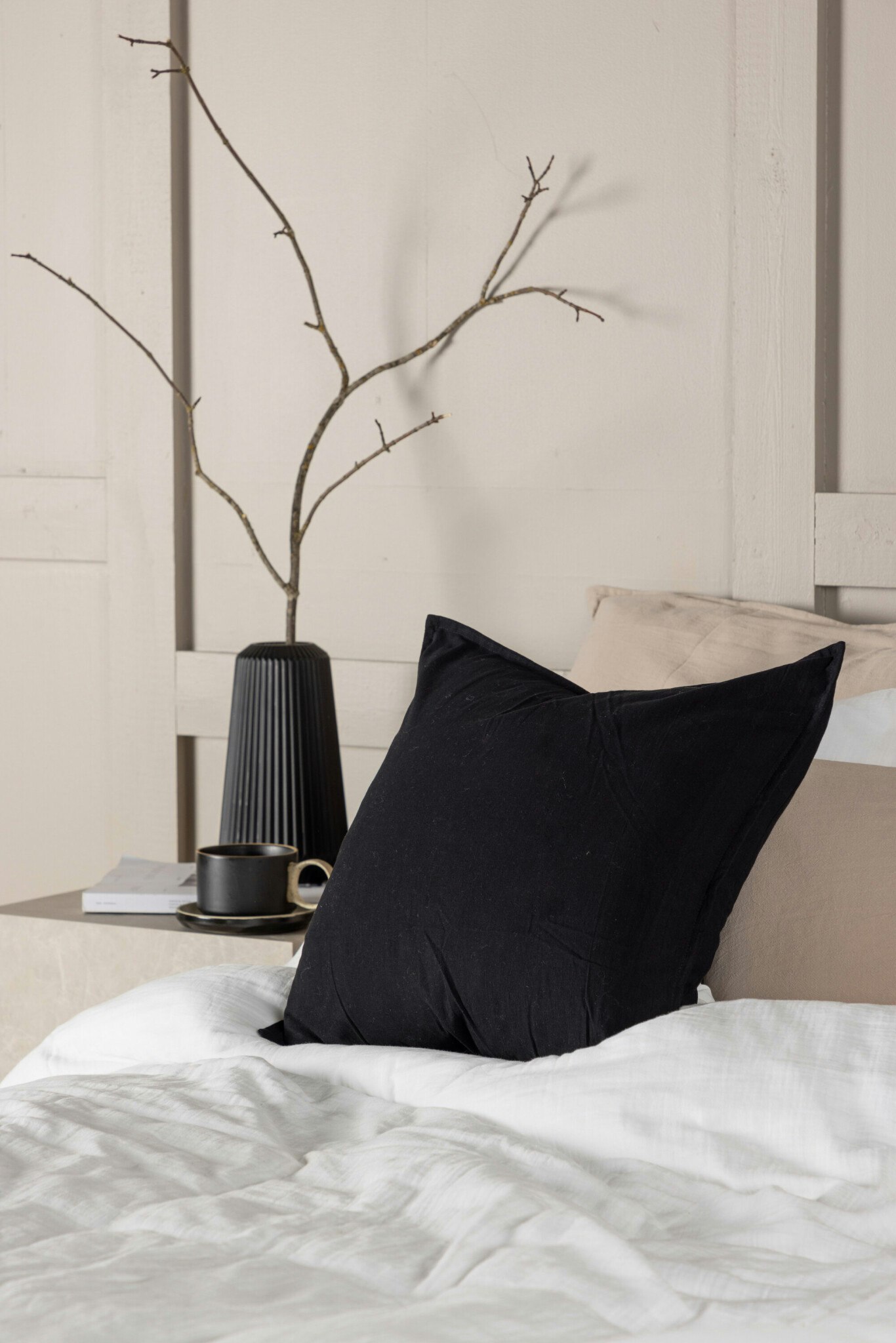 Ronja Kuddfodral 45 x 45 Svart
