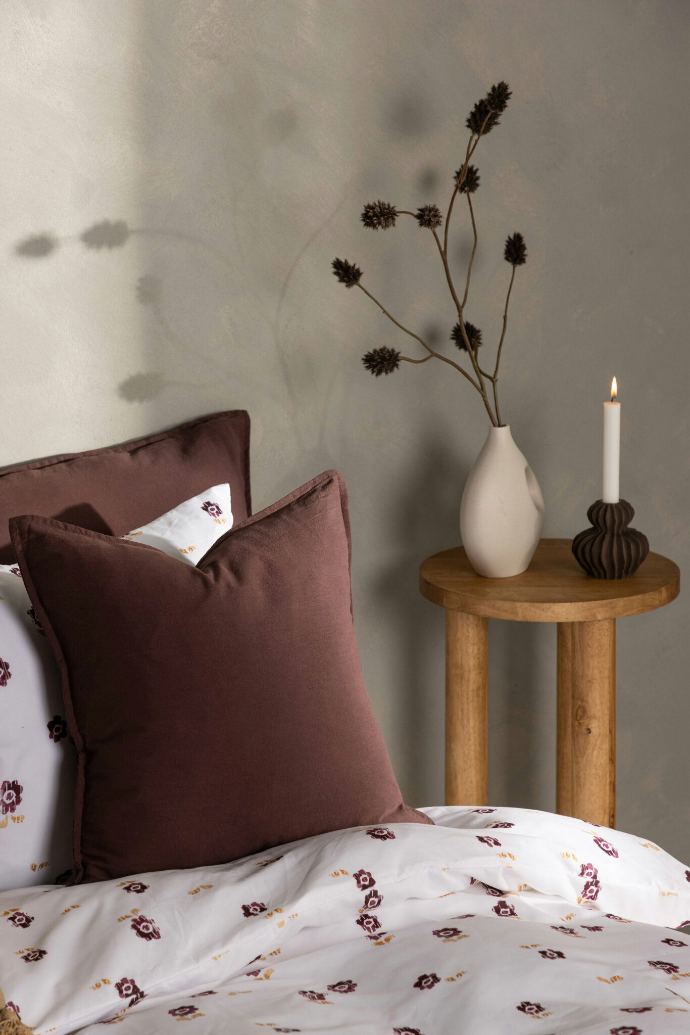 Ronja Kuddfodral 45 x 45 Brun