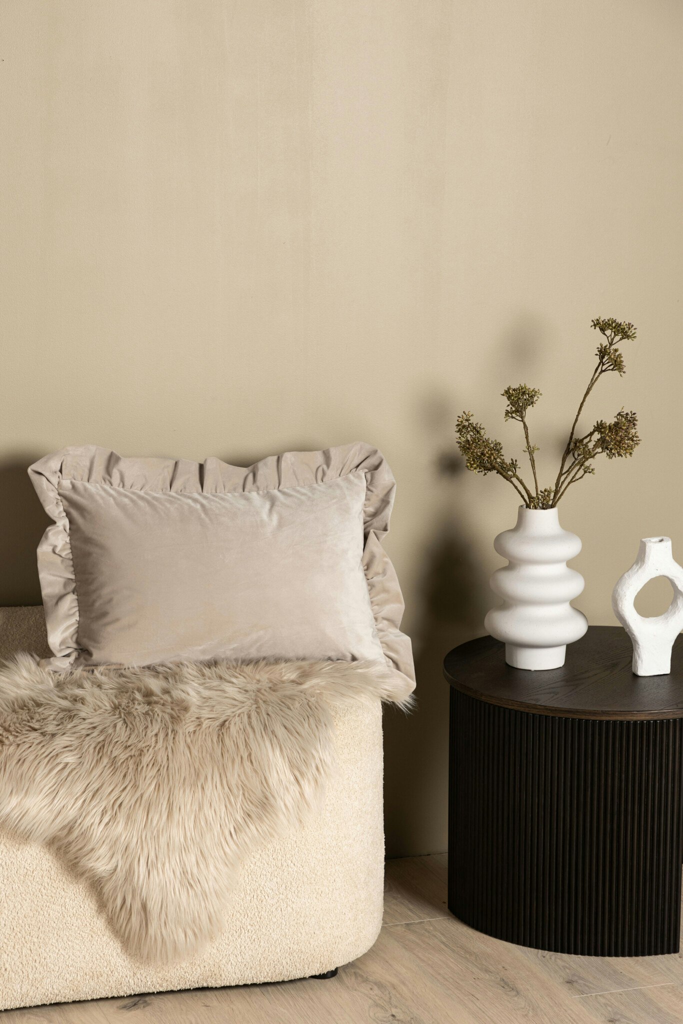 Hailey Kuddfodral 60 x 40 Beige
