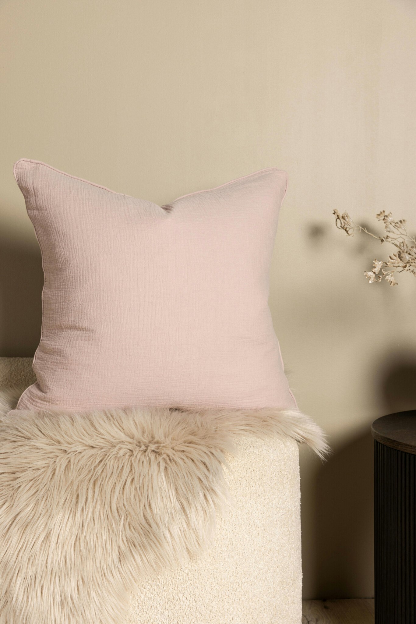 Tyra Kuddfodral 60 x 60 Ljusrosa