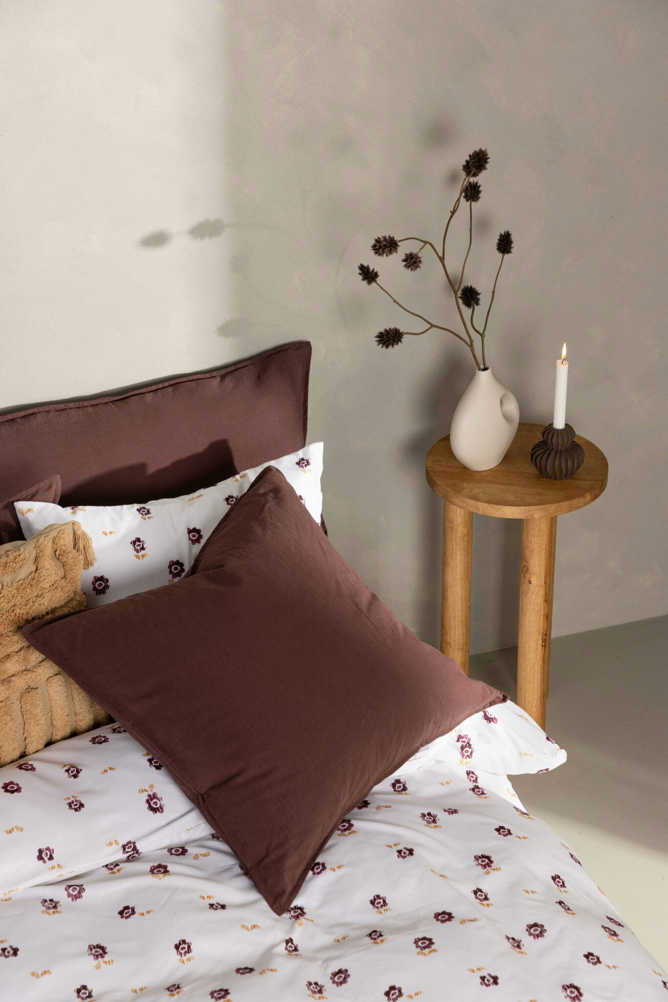 Ronja Kuddfodral 60 x 60 Brun