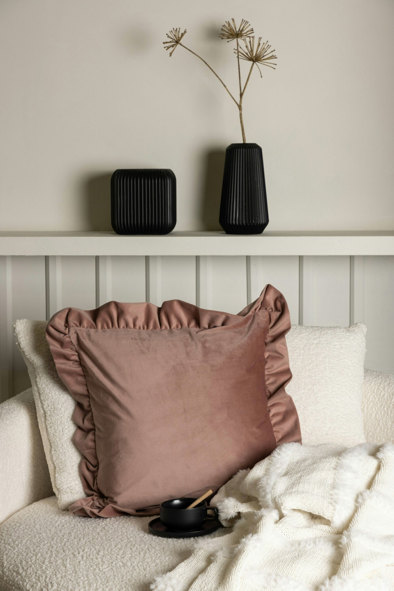 Hailey Kuddfodral 50 x 50 Rosa