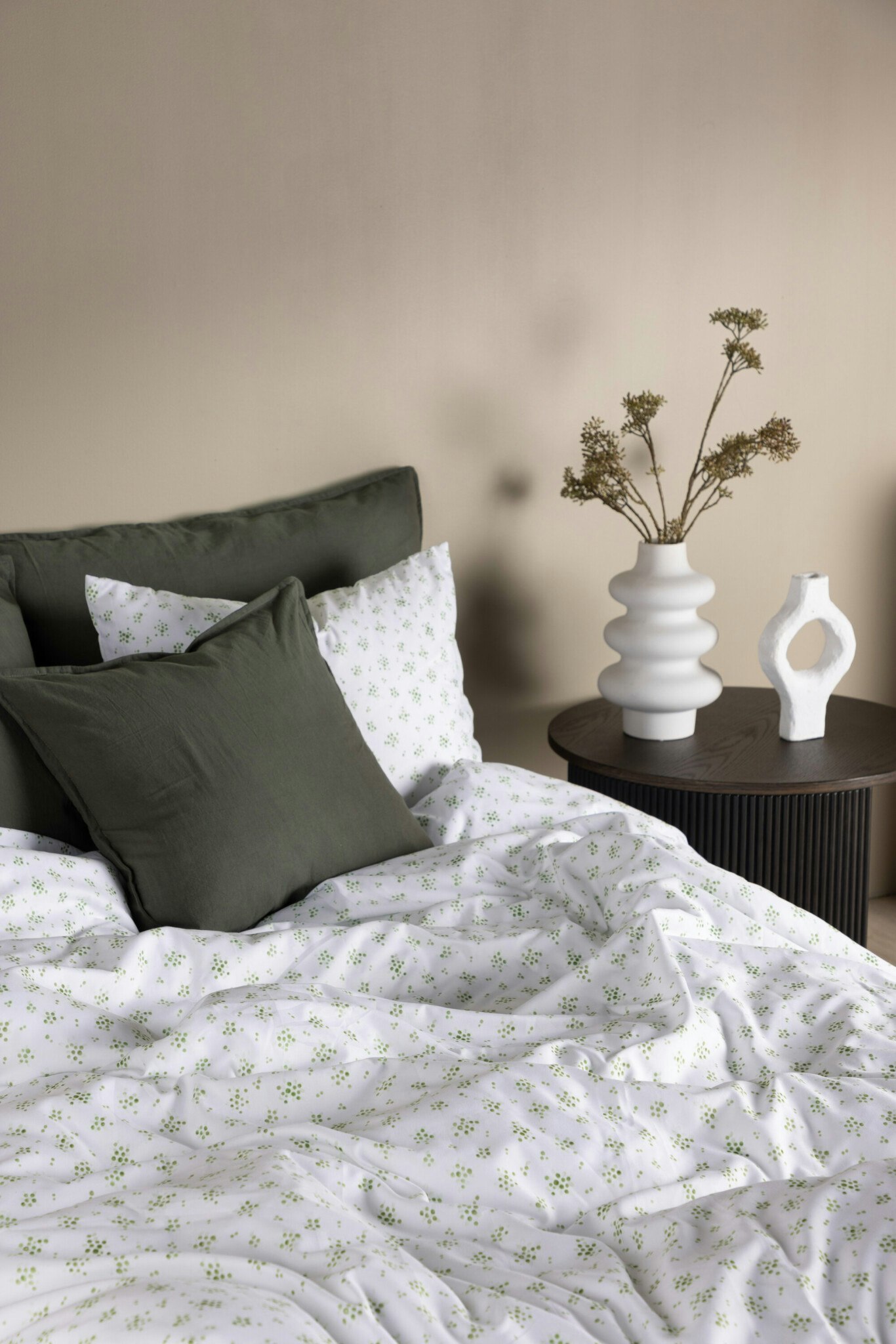 Eva bäddset gröna blommor Venture Design