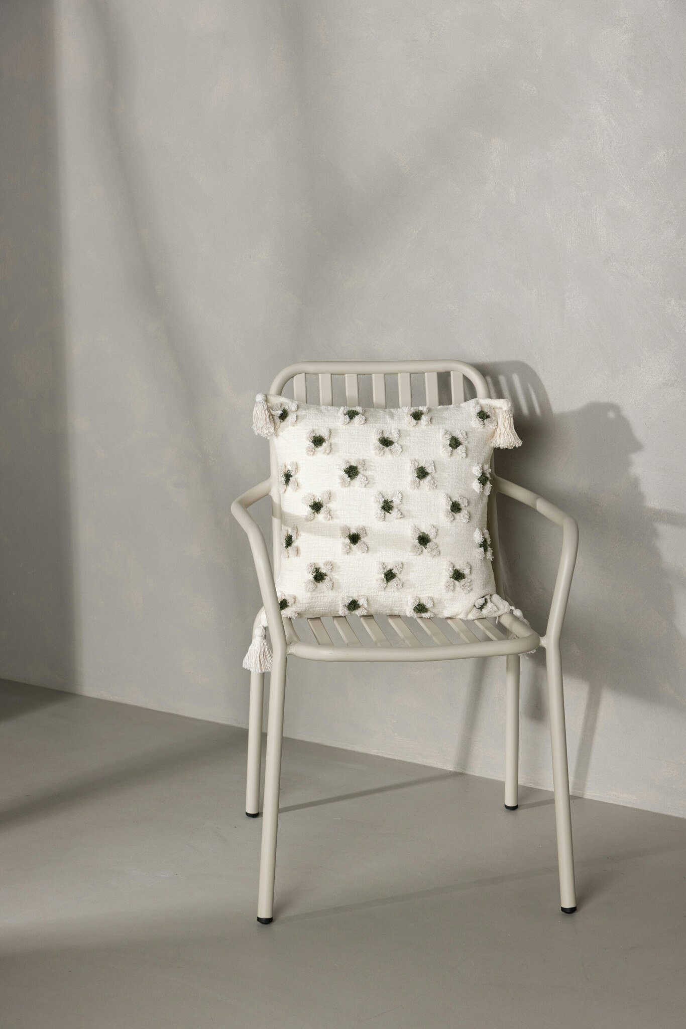Millie Kuddfodral 45 x 45 Vit