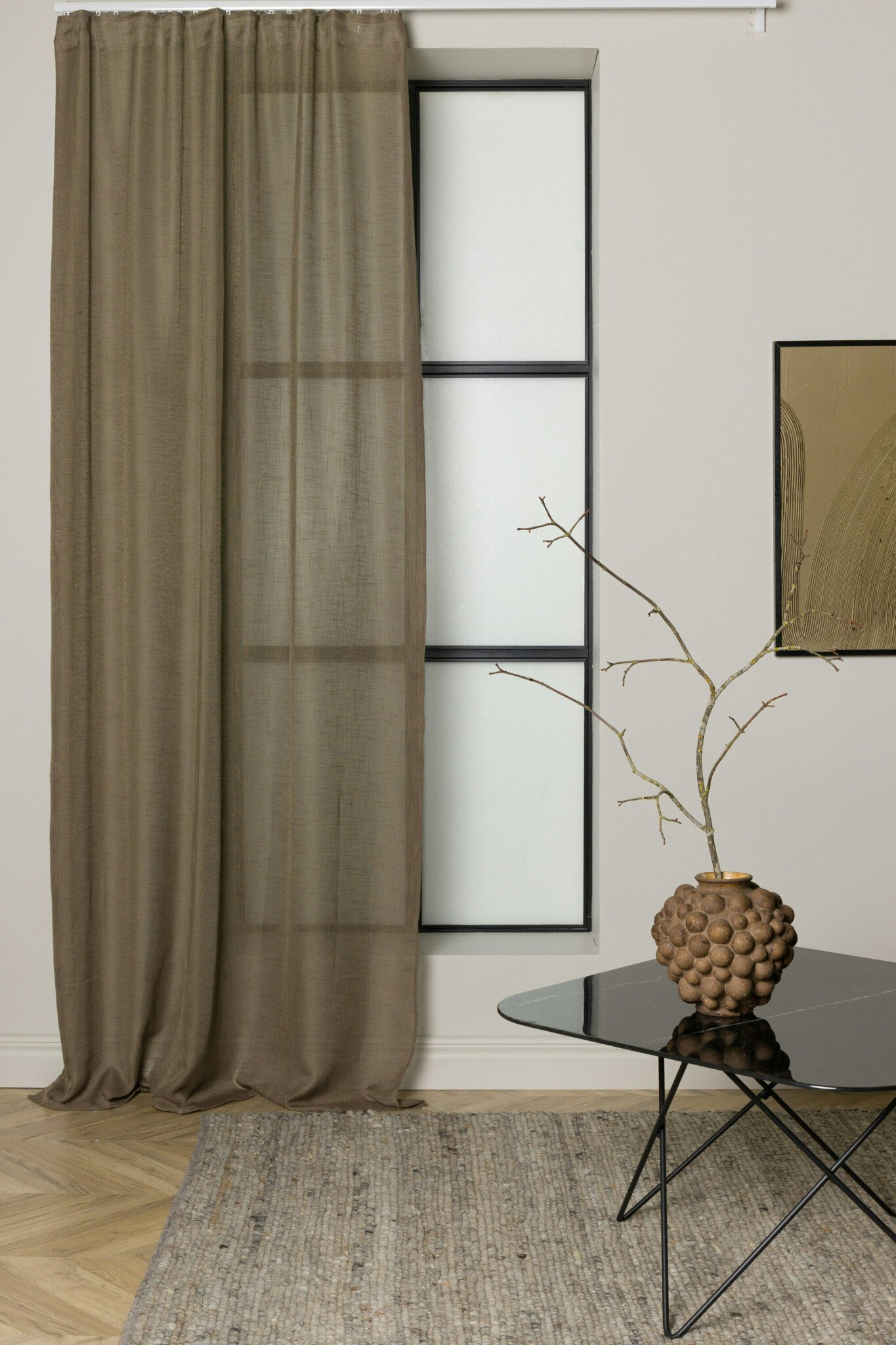 Kaya Gardin Brun 140x240 cm