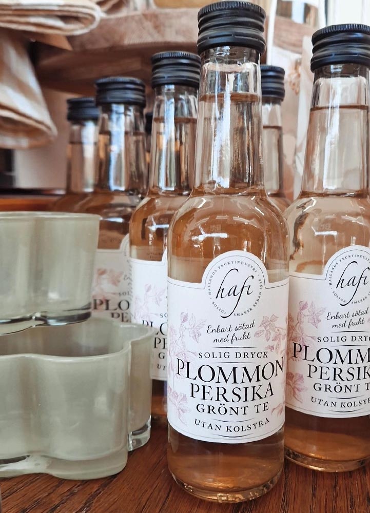 Drickfärdig Plommon Persika och Grönt te 250 ml