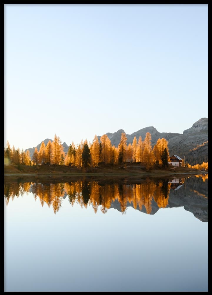 Poster Autumn lake