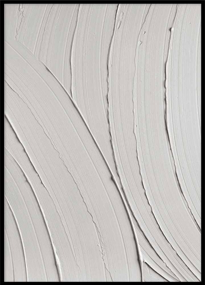 Poster Beige strokes lines