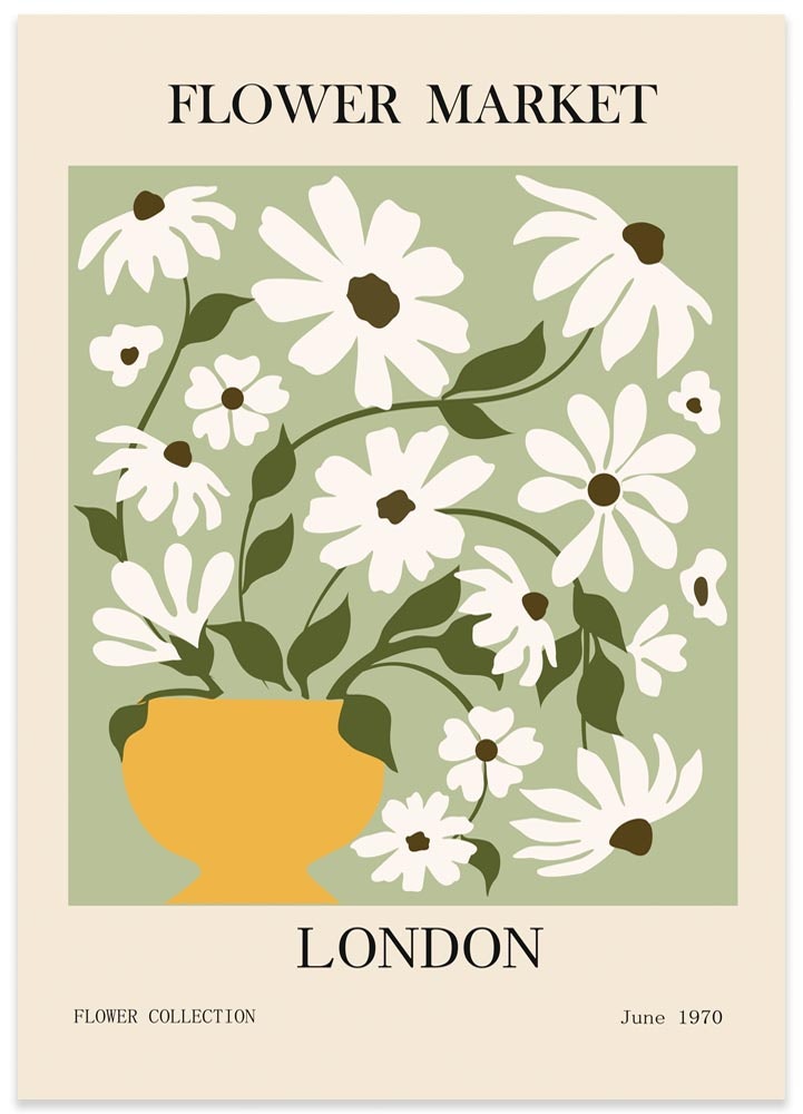 Poster Flower Market London
