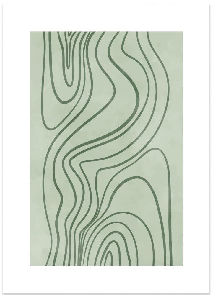 Poster Green flow