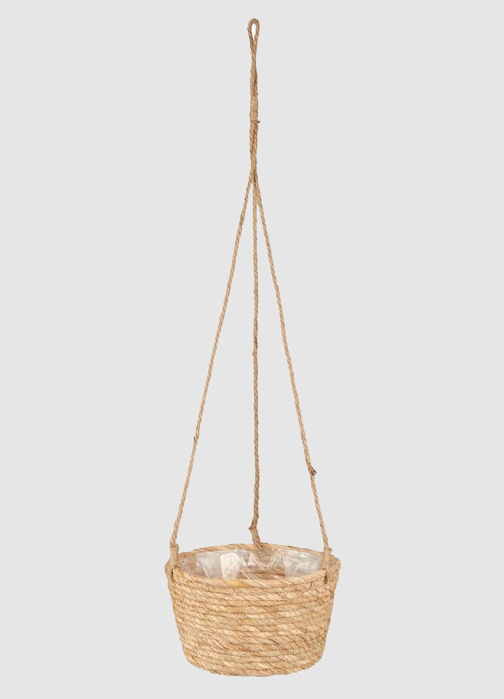 Hängande kruka i jute 23x15 cm